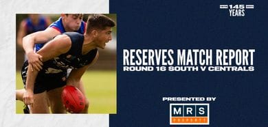 MRS Property Reserves Match Report Round 16: vs Central District